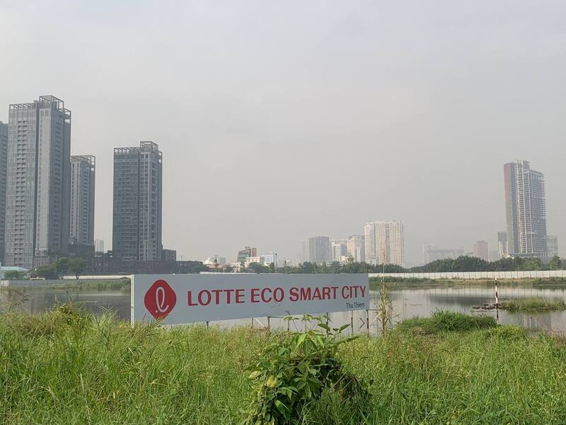 Cận cảnh tiến độ lotte eco smart city 3-2023 2